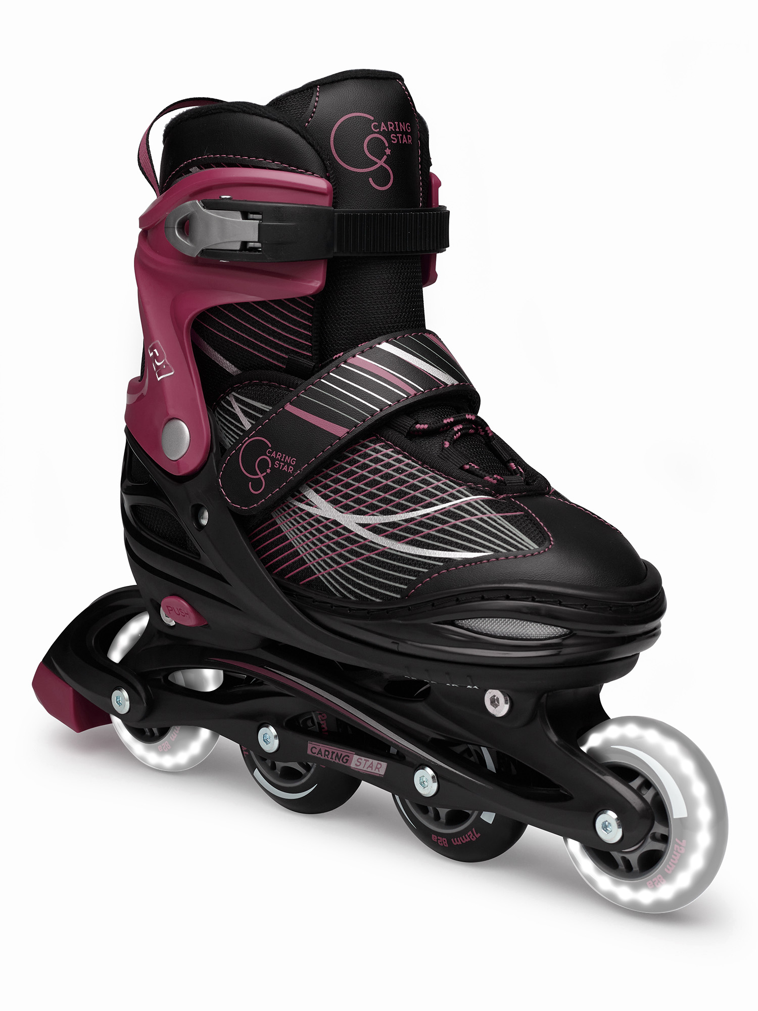 Коньки раздвижные "CARING STAR" R1